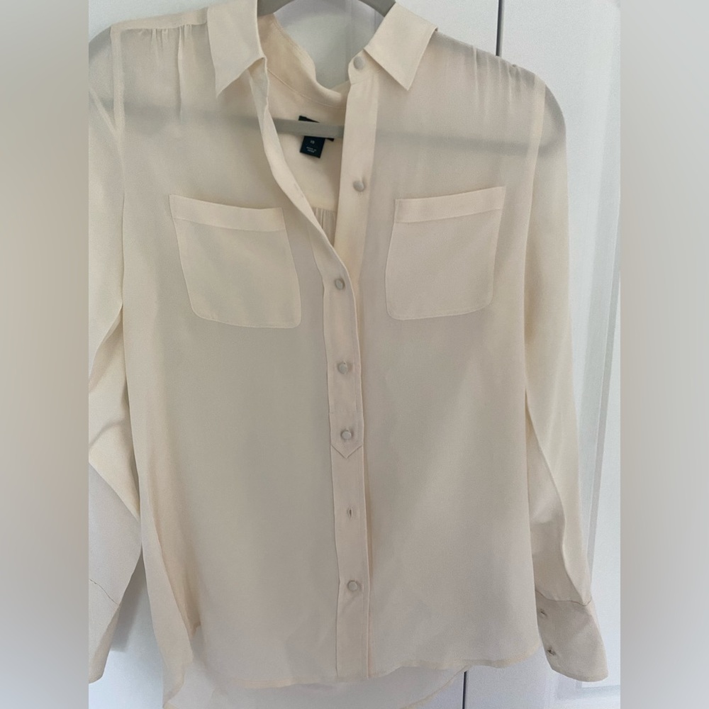 Jcrew XS 100% silk blouse